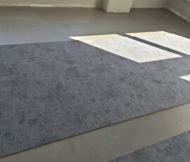 Teppich Büro – Verlegung Autobahnmeisterei Bayreuth