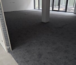 Teppich Büro – Detailansicht Verlegung