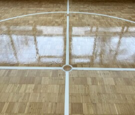 Sporthalle Pegnitz – neu markiert