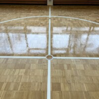 Sporthalle Pegnitz – neu markiert
